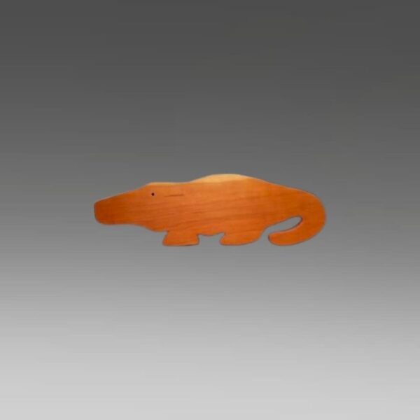 Alligator Shaped Cutting Board